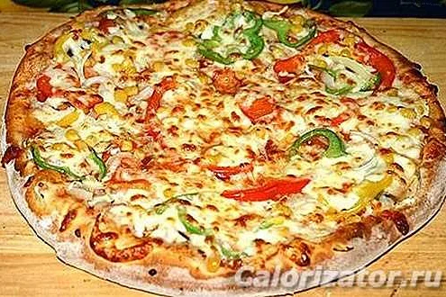 Сколько калорий в пицце?